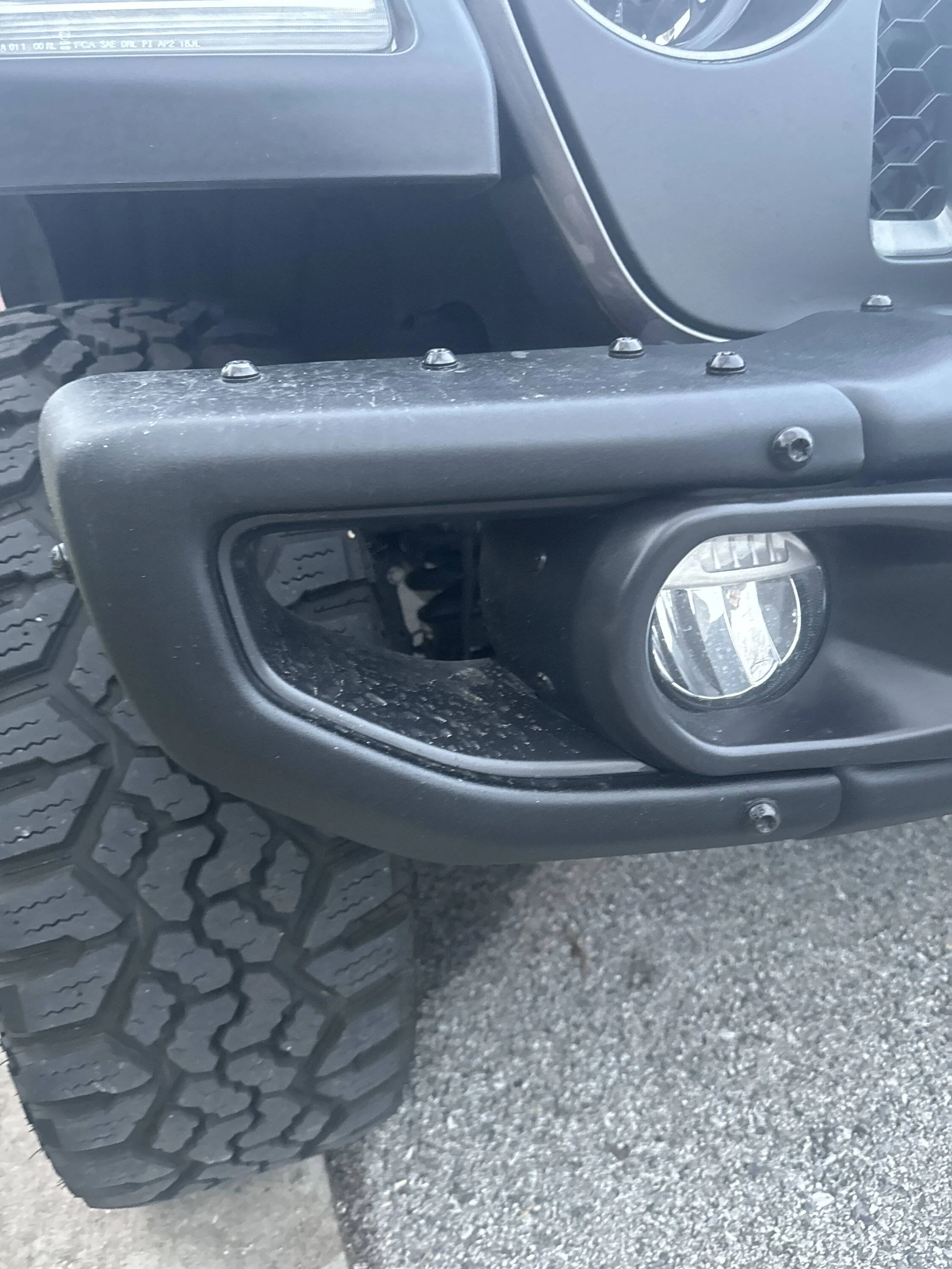 Jeep Gladiator WTB - Steel Bumper end cap - Driver's side imag