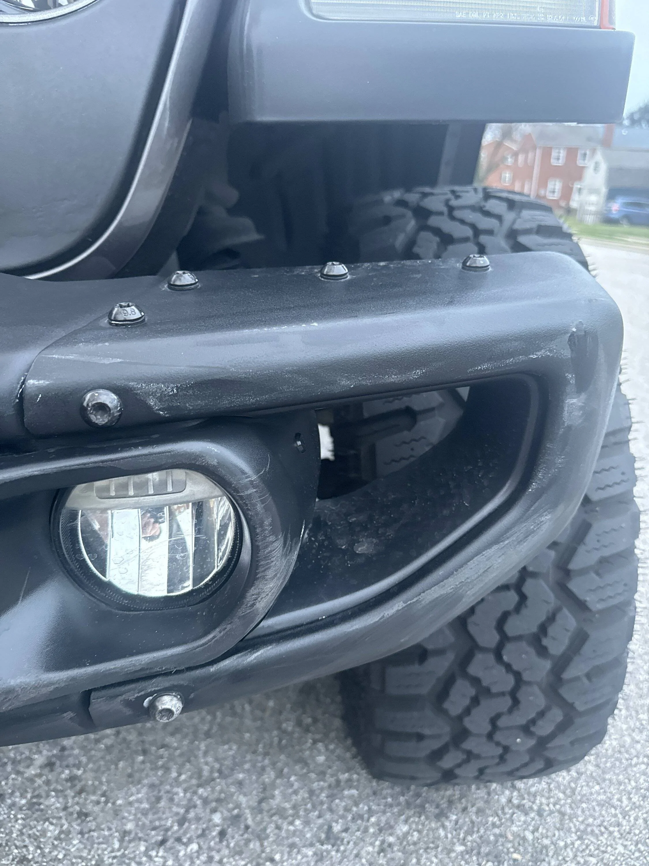 Jeep Gladiator WTB - Steel Bumper end cap - Driver's side imag