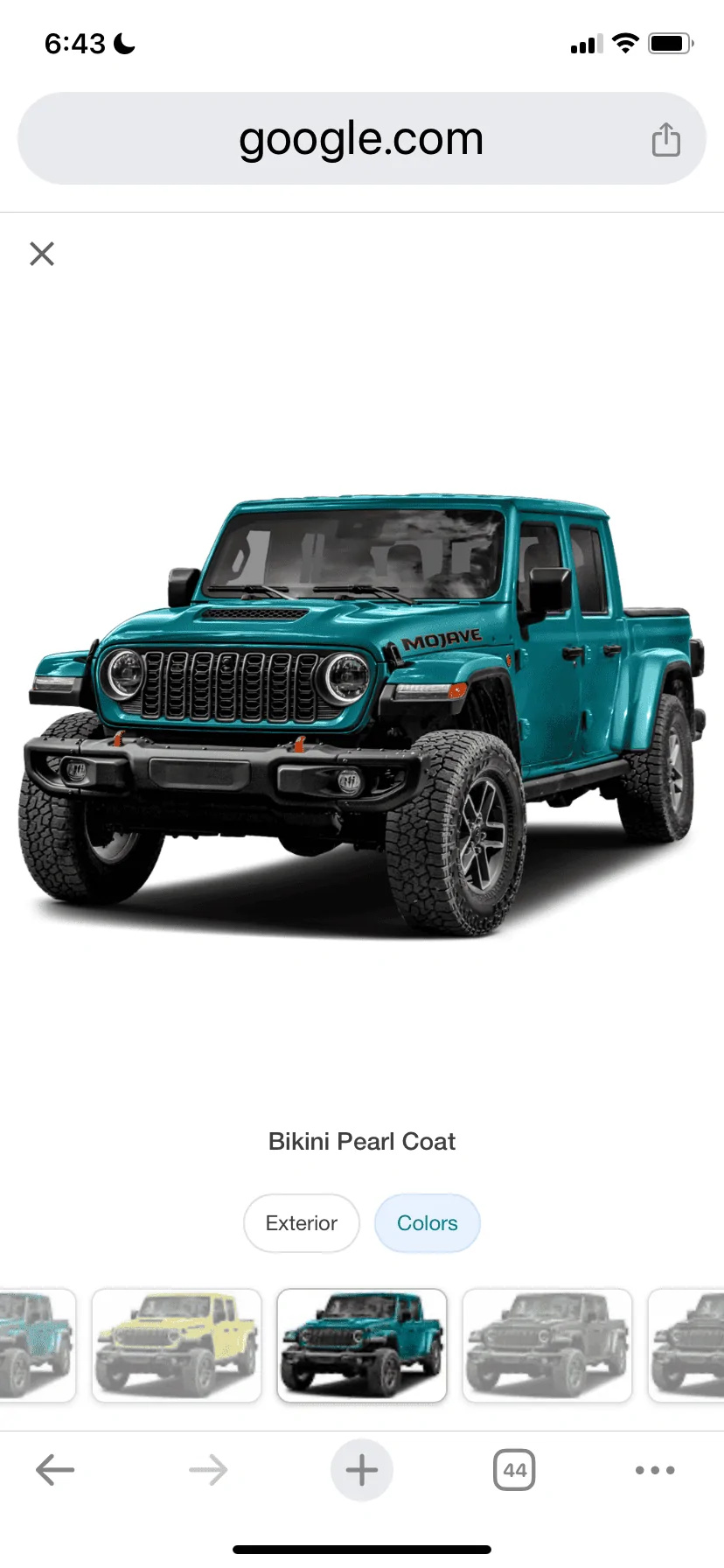 Jeep Gladiator Bikini pearl IMG_8871