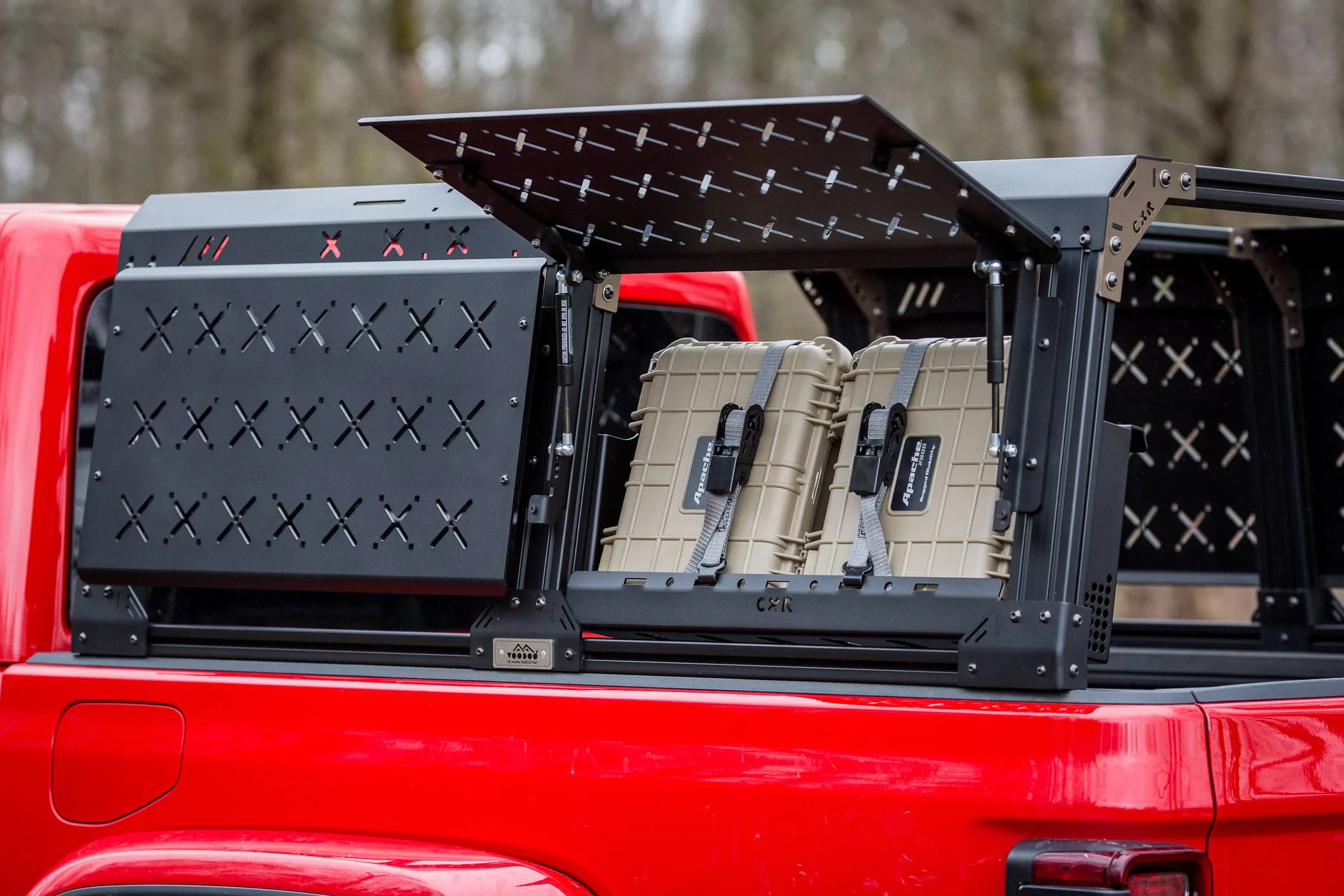 Jeep Gladiator New Rack System - Sneak Preview Gladiator Case Holder -5