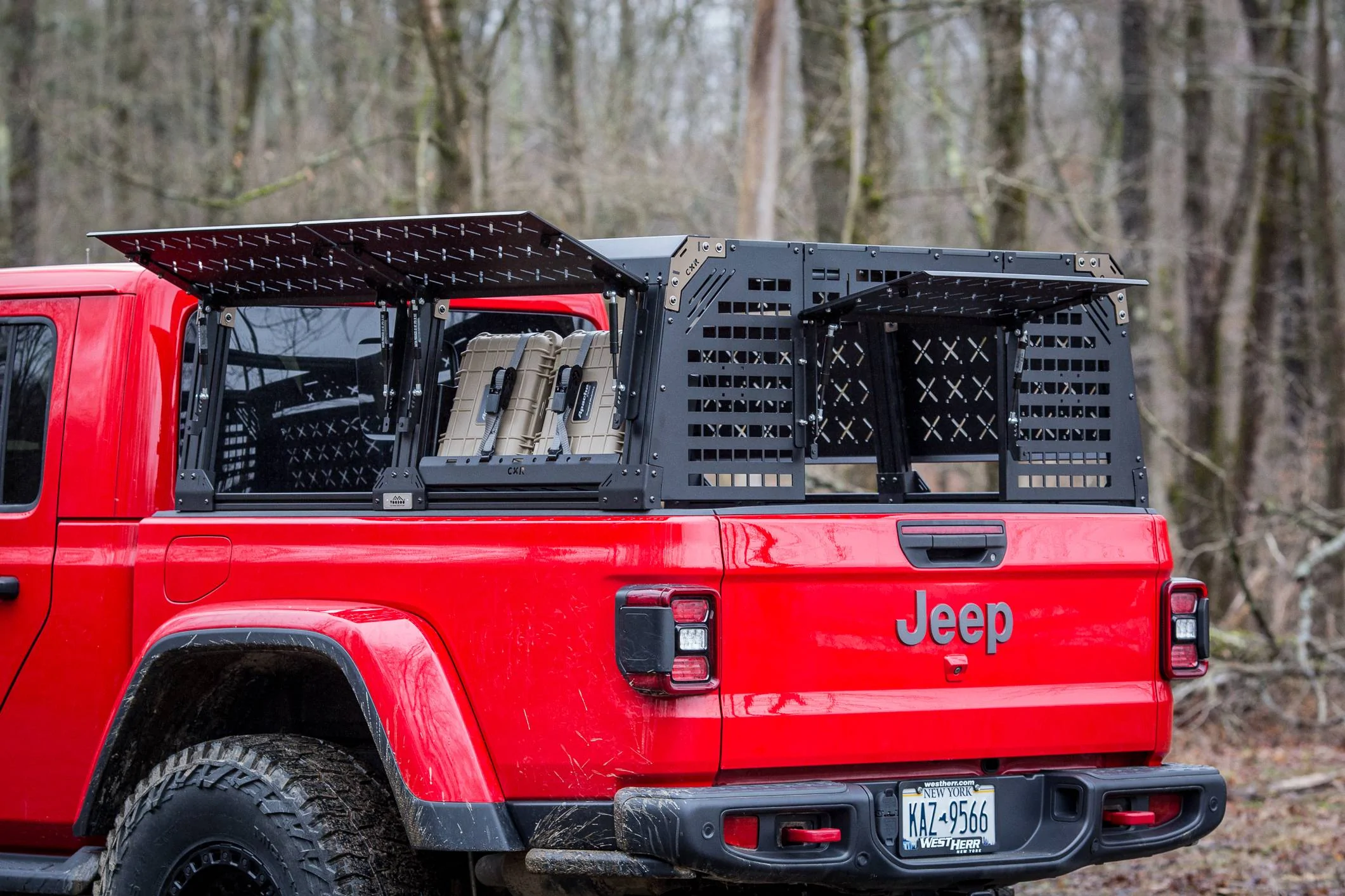 Jeep Gladiator New Rack System - Sneak Preview Gladiator Rear Enclosure -1