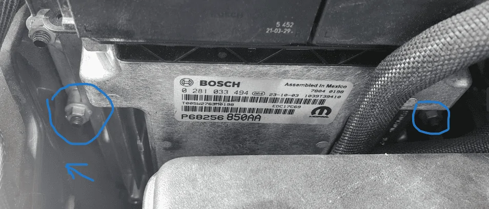 Jeep Gladiator Rubicon Diesel PCM Removal Help 1710096615457