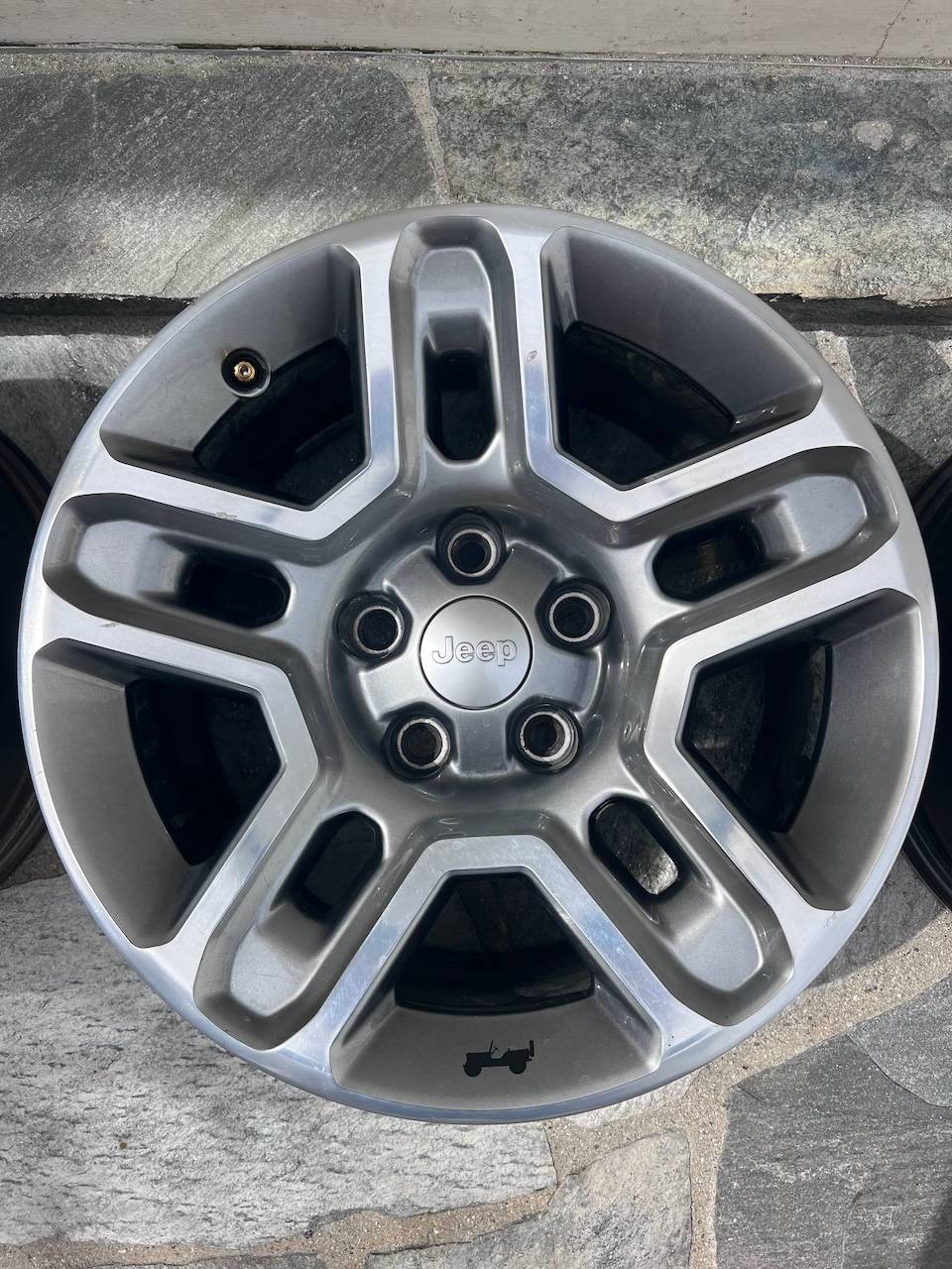 Jeep Gladiator Jeep Satin Carbon OEM Wheels (77072494AB) 17" Wheels - 4