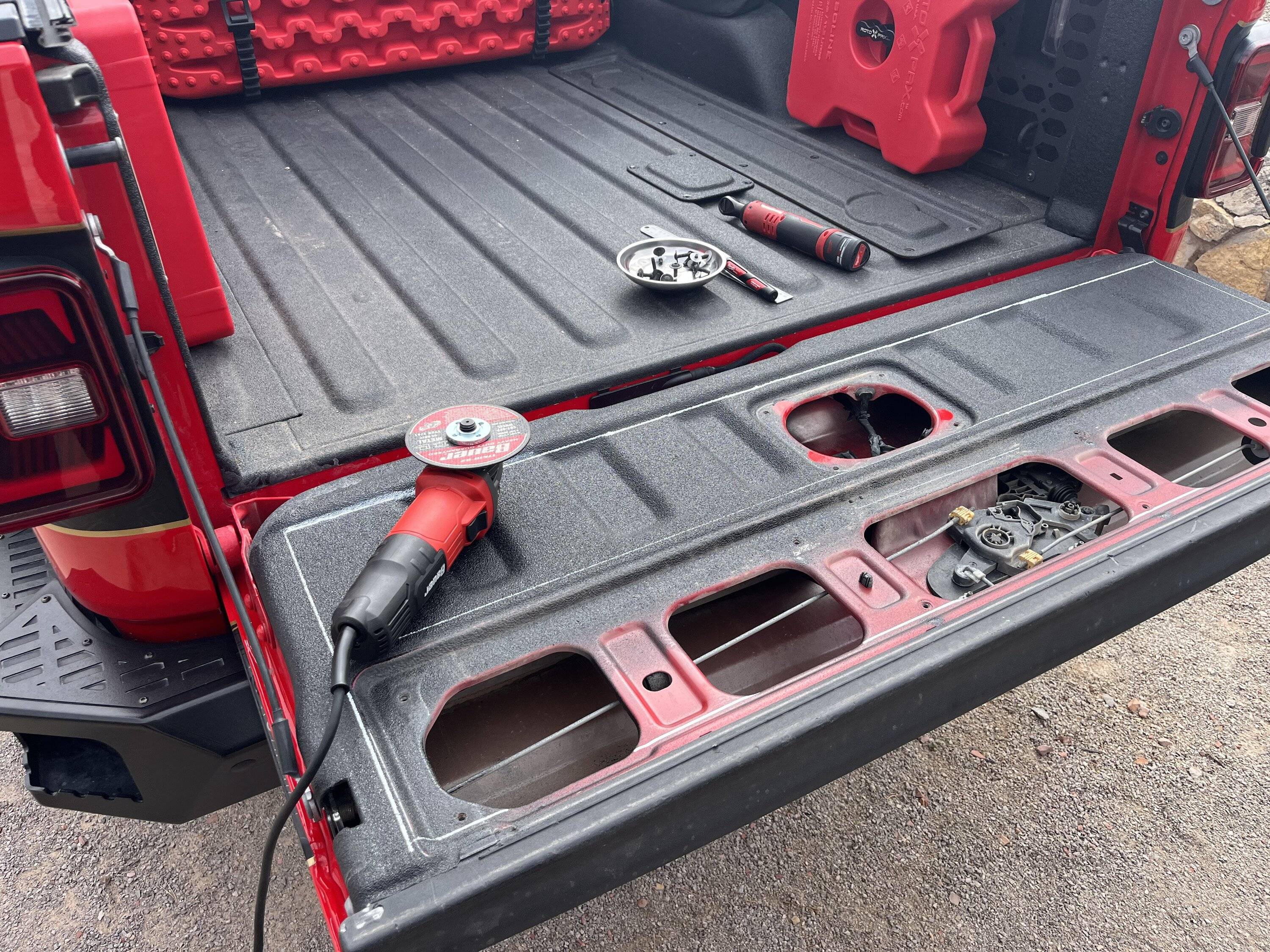 Jeep Gladiator I cut a giant hole in my tailgate! Reaper Off-Road Tailgate Box install and write-up. IMG_9306.JPG