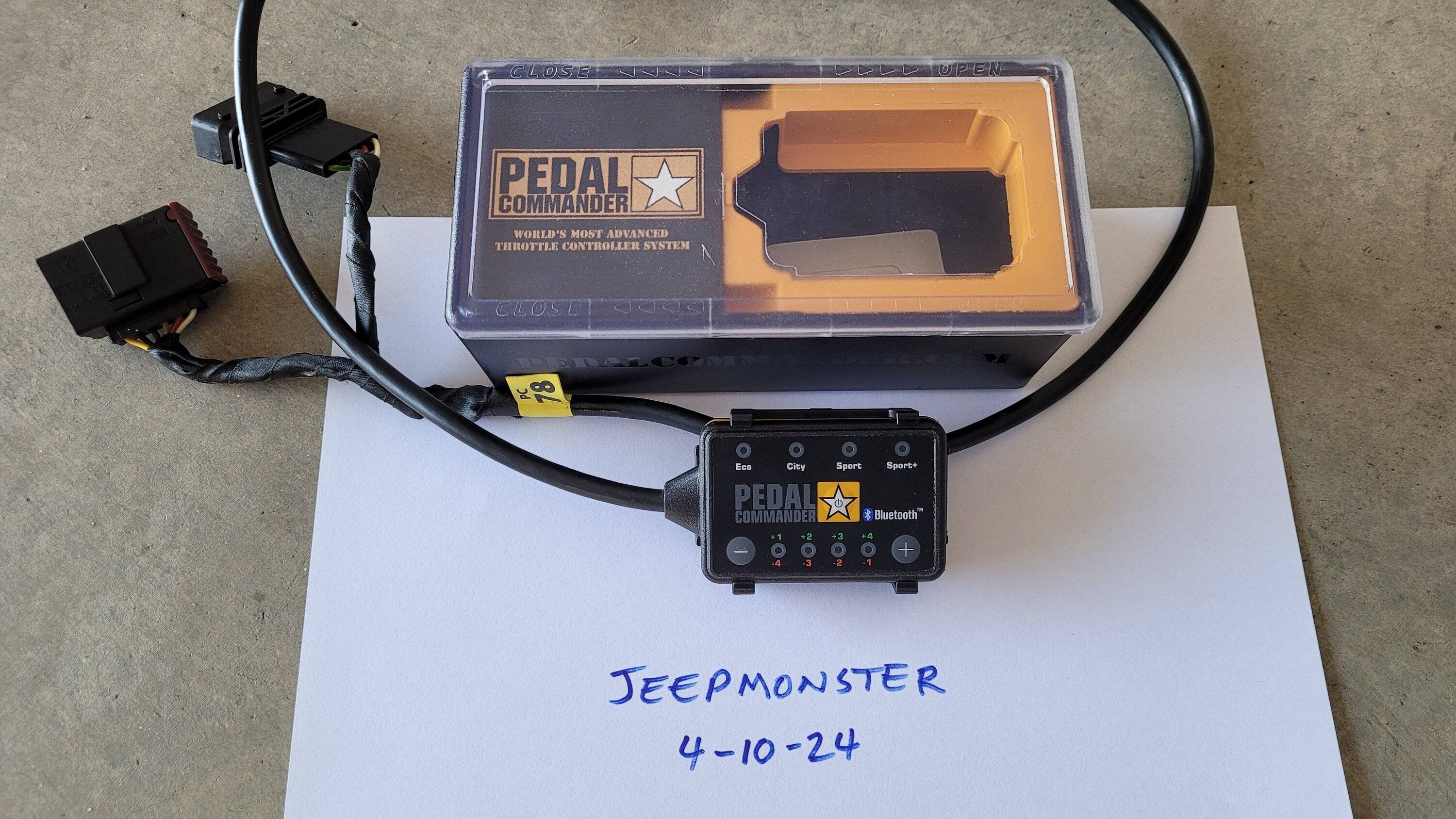 Jeep Gladiator Pedal Commander $180 20240310_153431