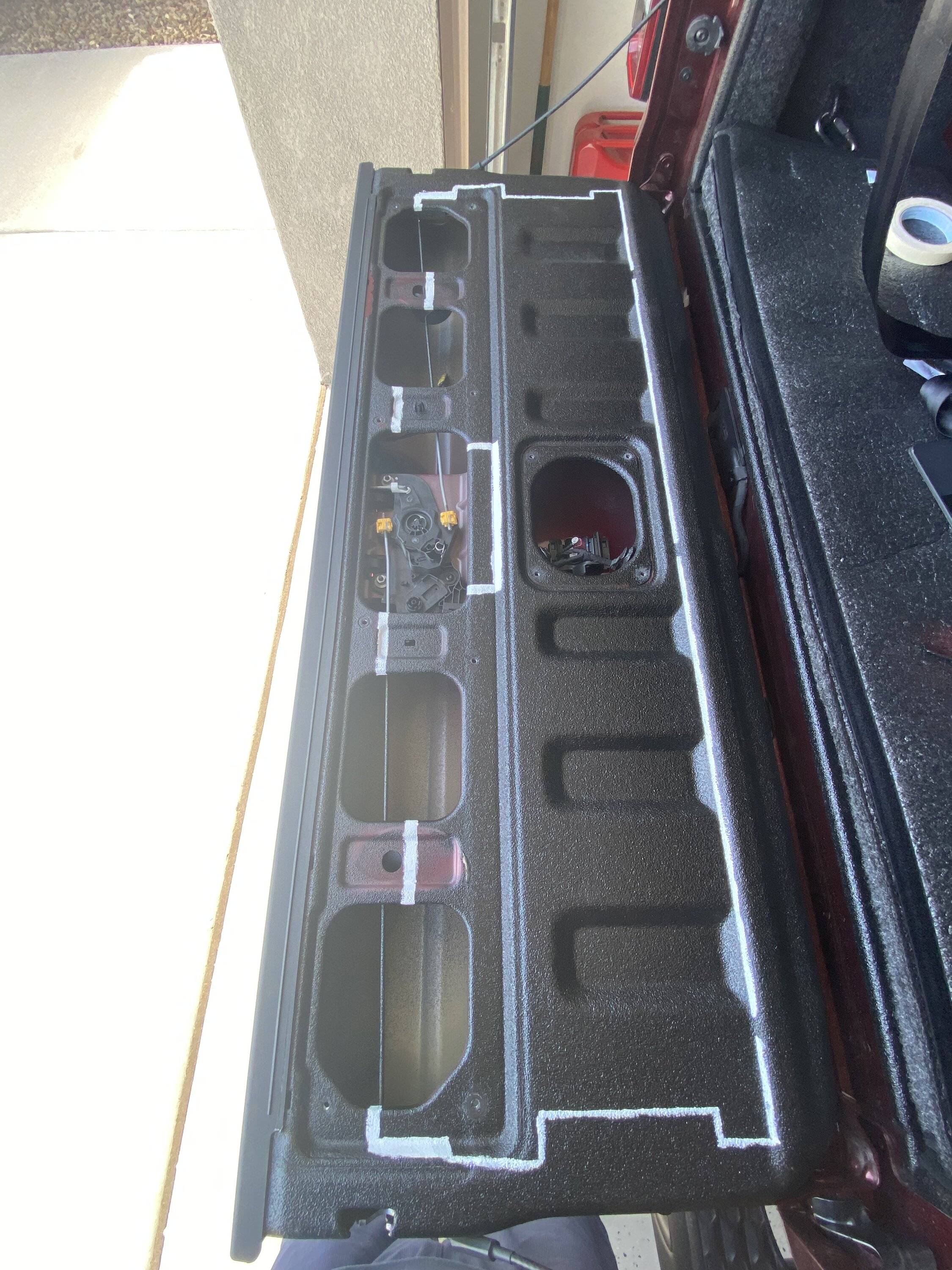 Jeep Gladiator I cut a giant hole in my tailgate! Reaper Off-Road Tailgate Box install and write-up. IMG_7230