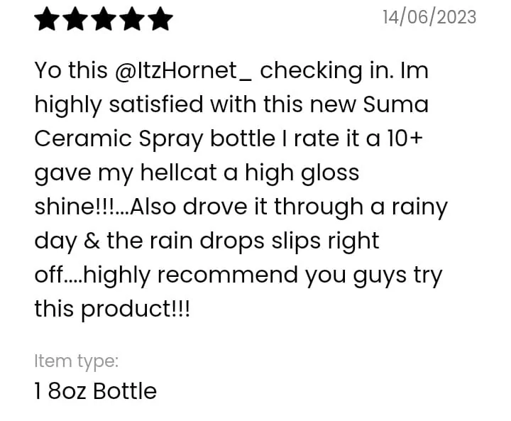 Jeep Gladiator SUMA Ceramic Coating Spray | Customer's Reviews WhatsApp Image 2024-03-12 at 12.57.15 (1)