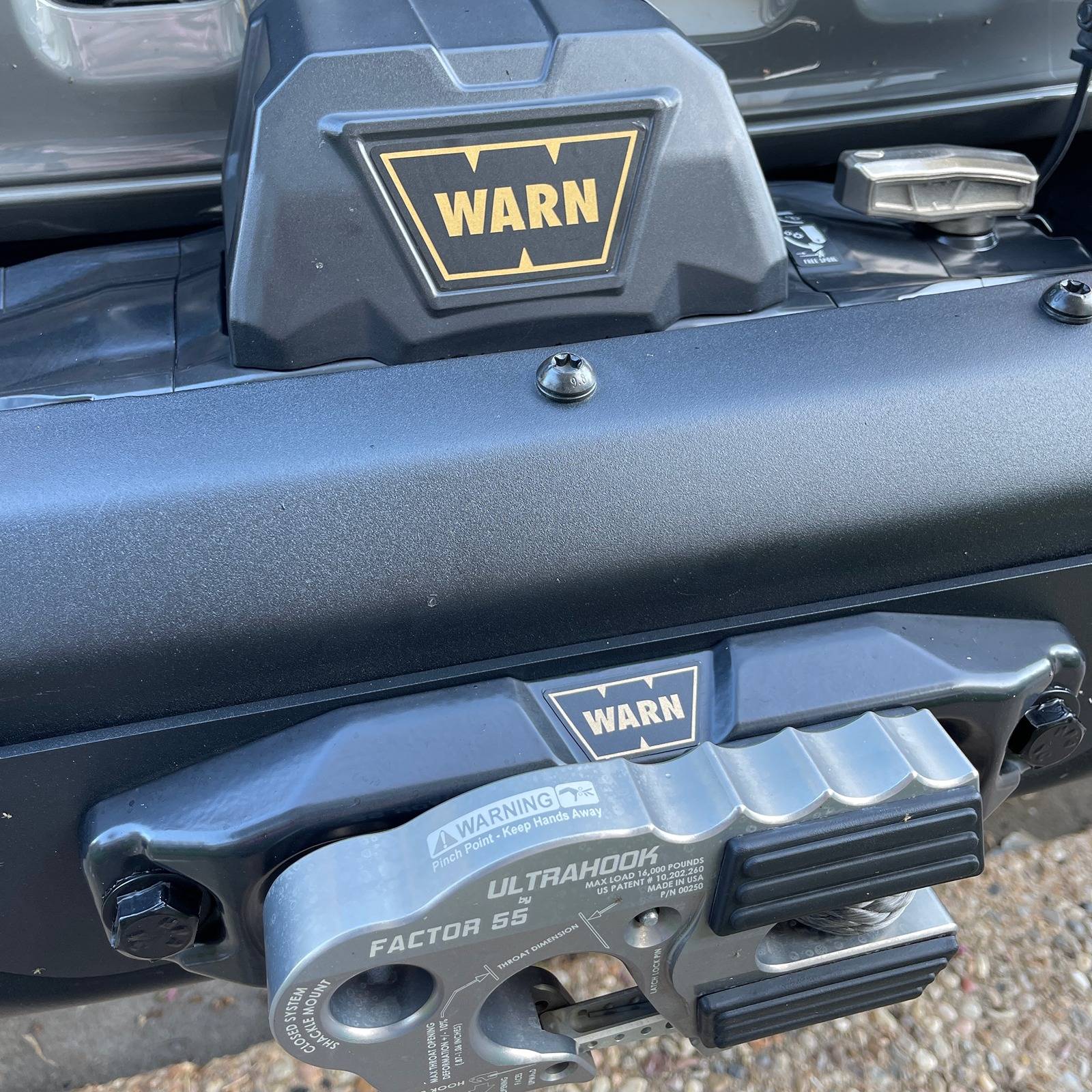 Jeep Gladiator Warn Winch Decals Set Warn Winch decals
