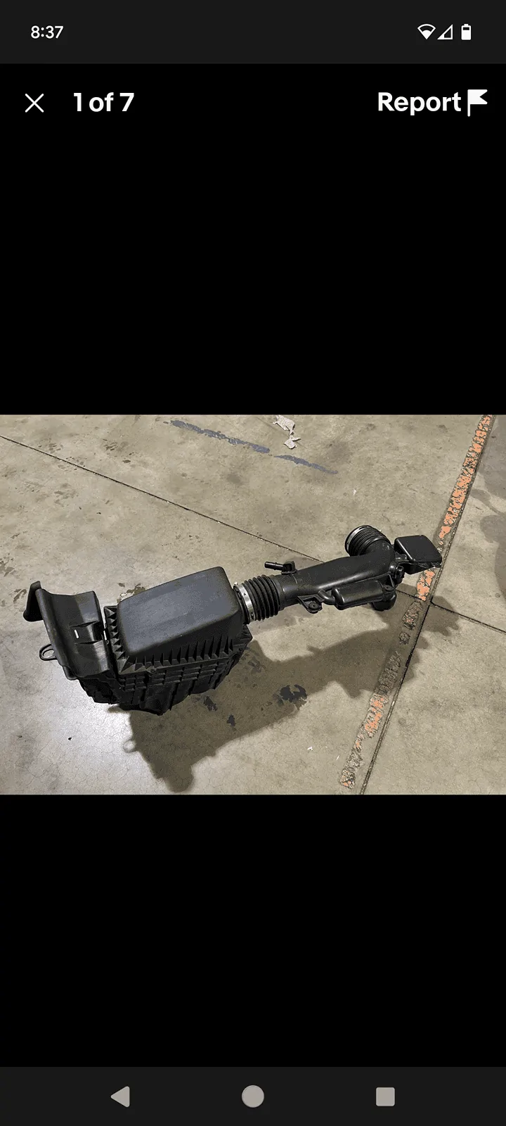Jeep Gladiator Cold air intake , taken off at 300 miles Screenshot_20240309-083722