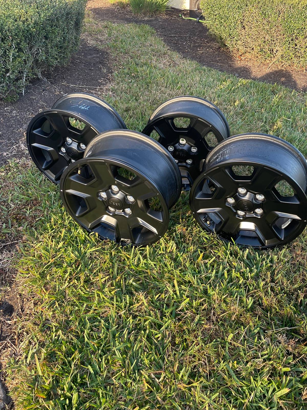 Jeep Gladiator FS- 4 Mojave takeoff rims/wheels only $250 or BO 39C2BEBB-8017-4733-8CDE-A06E3F34FDC5