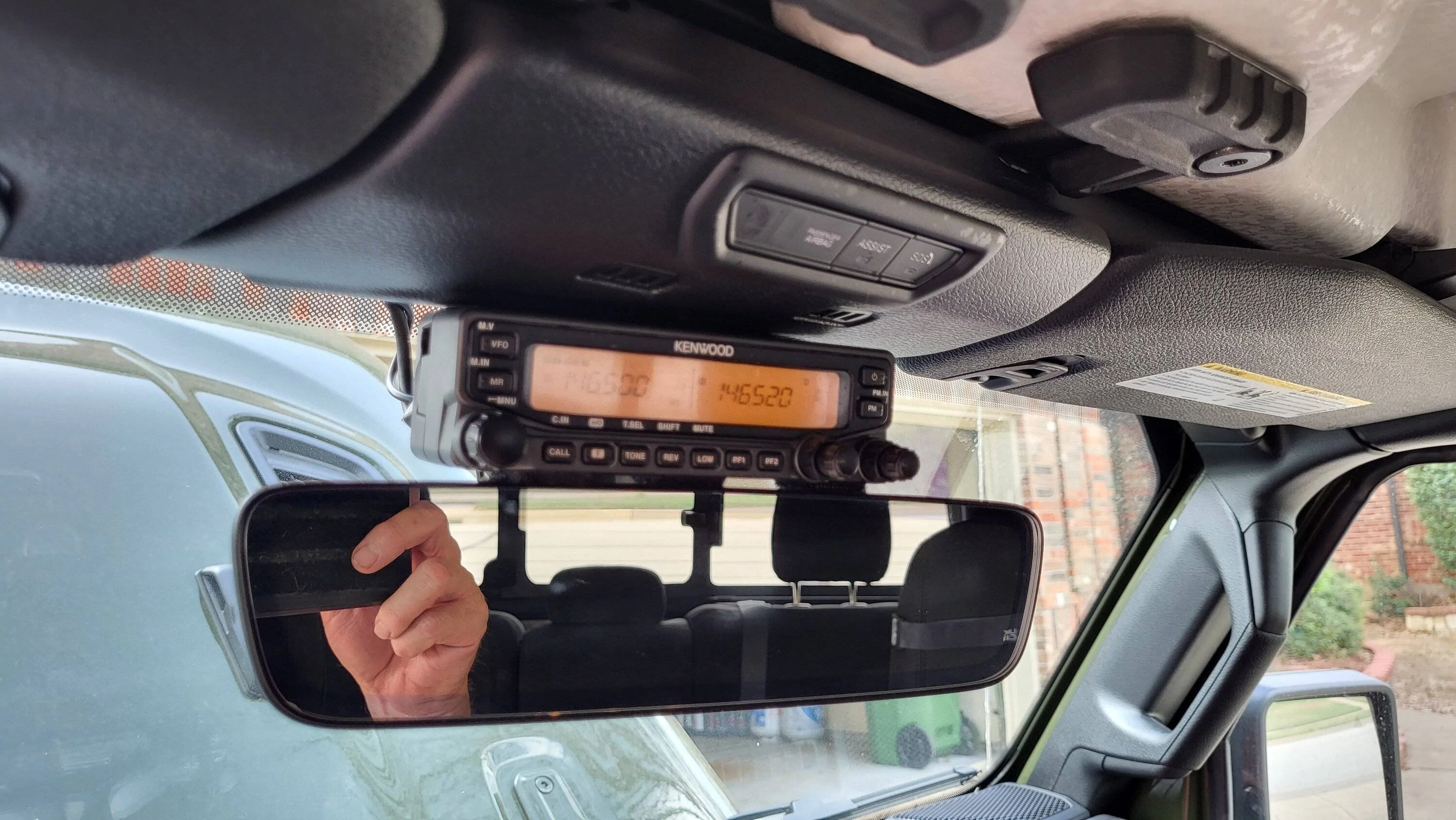 Jeep Gladiator Ham radio install with pics 20240314_135112