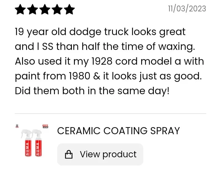 Jeep Gladiator SUMA Ceramic Coating Spray | Customer's Reviews WhatsApp Image 2024-03-15 at 12.18.19