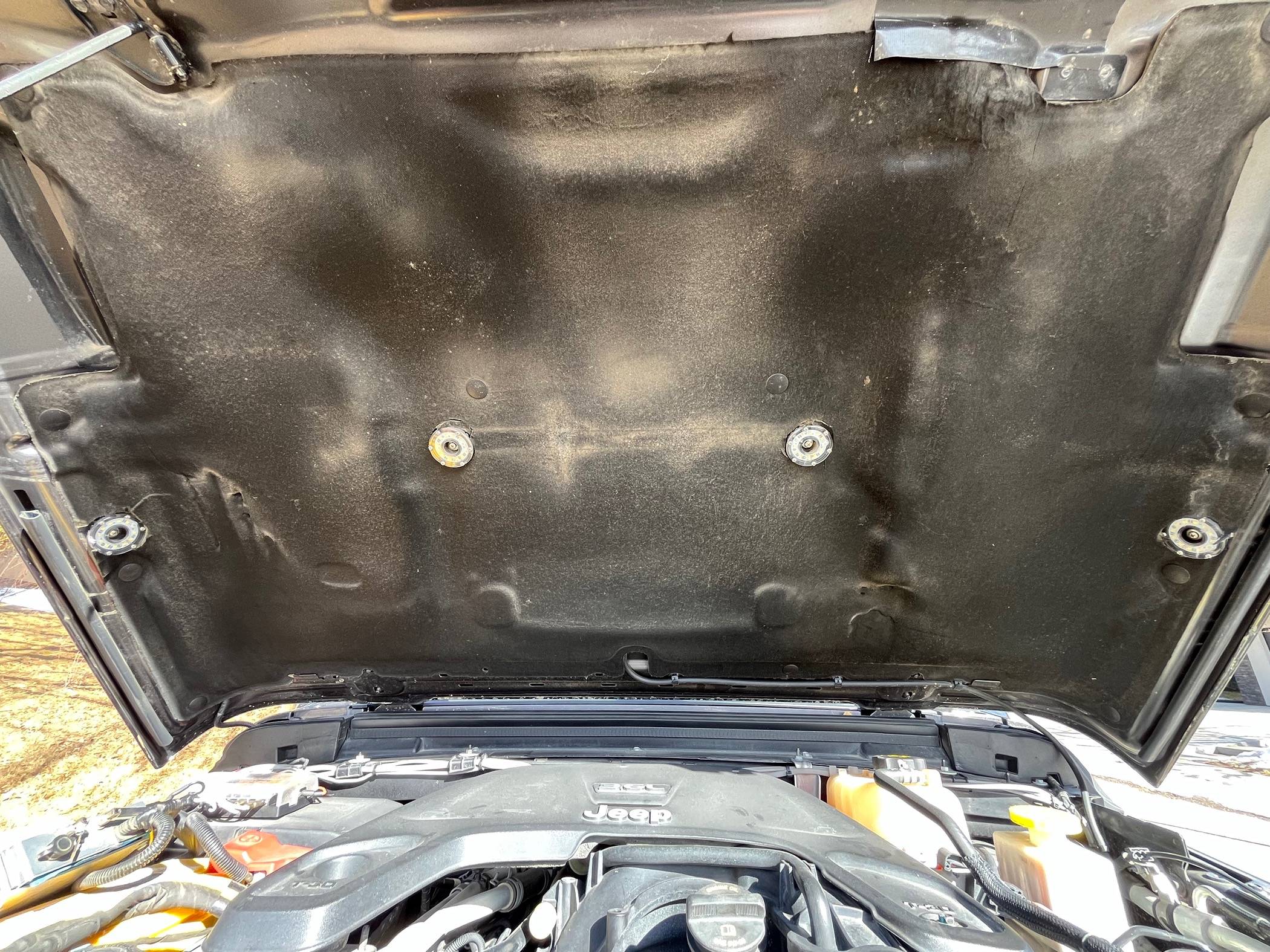 Jeep Gladiator KC under hood lighting. IMG_2281