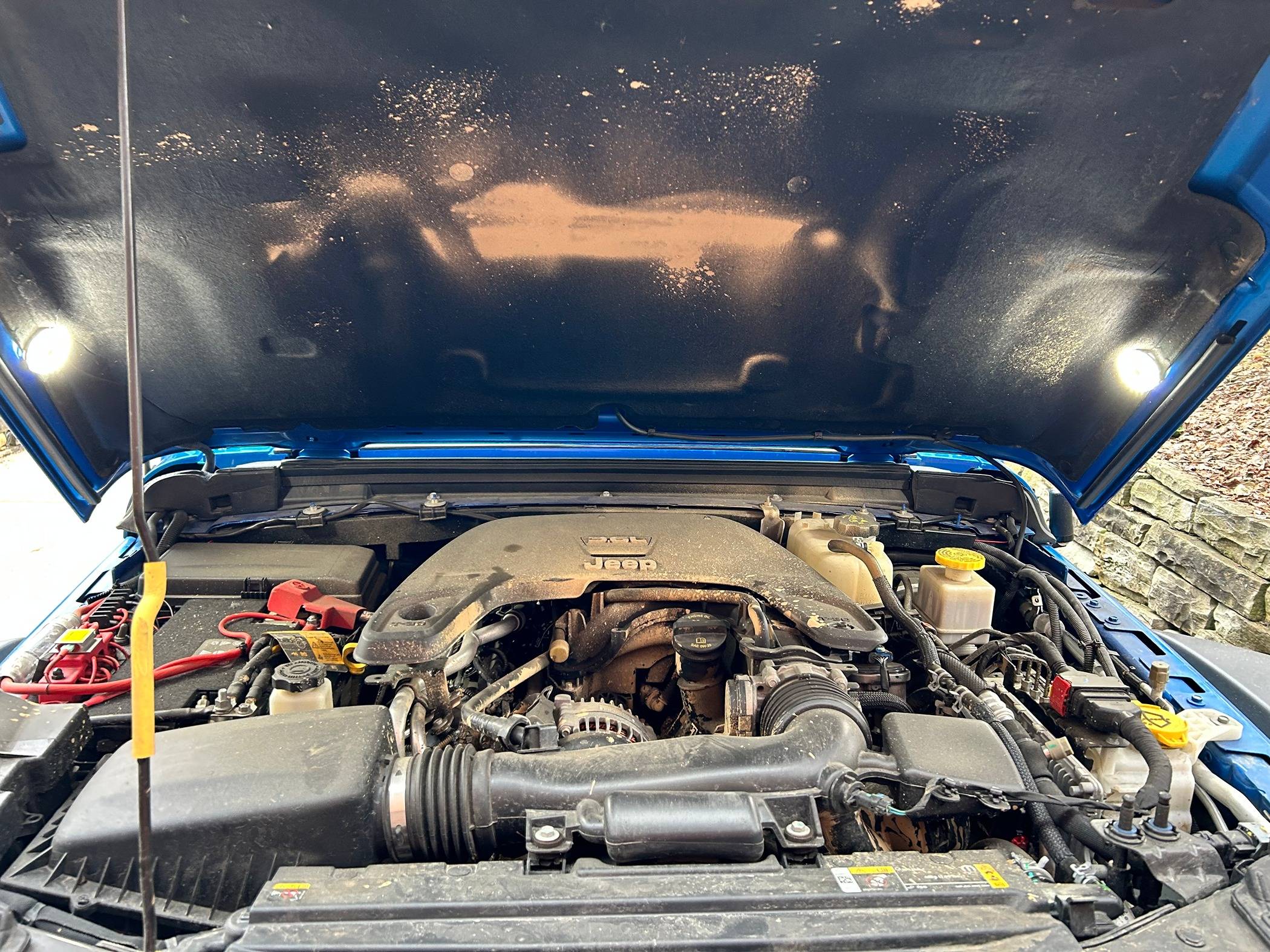 Jeep Gladiator KC under hood lighting. IMG_9752