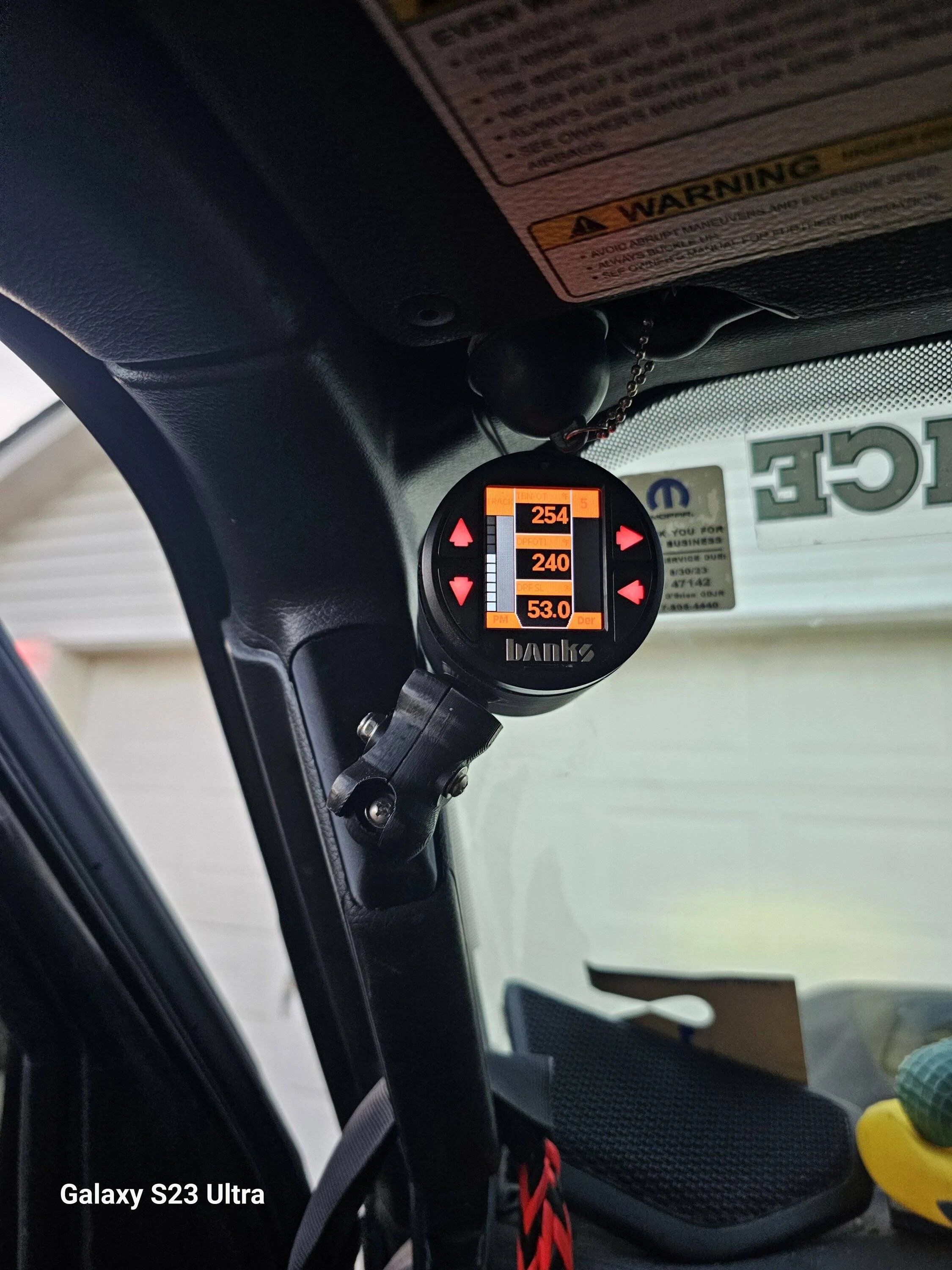 Jeep Gladiator A Pillar Gauge Pod. 20240316_080151