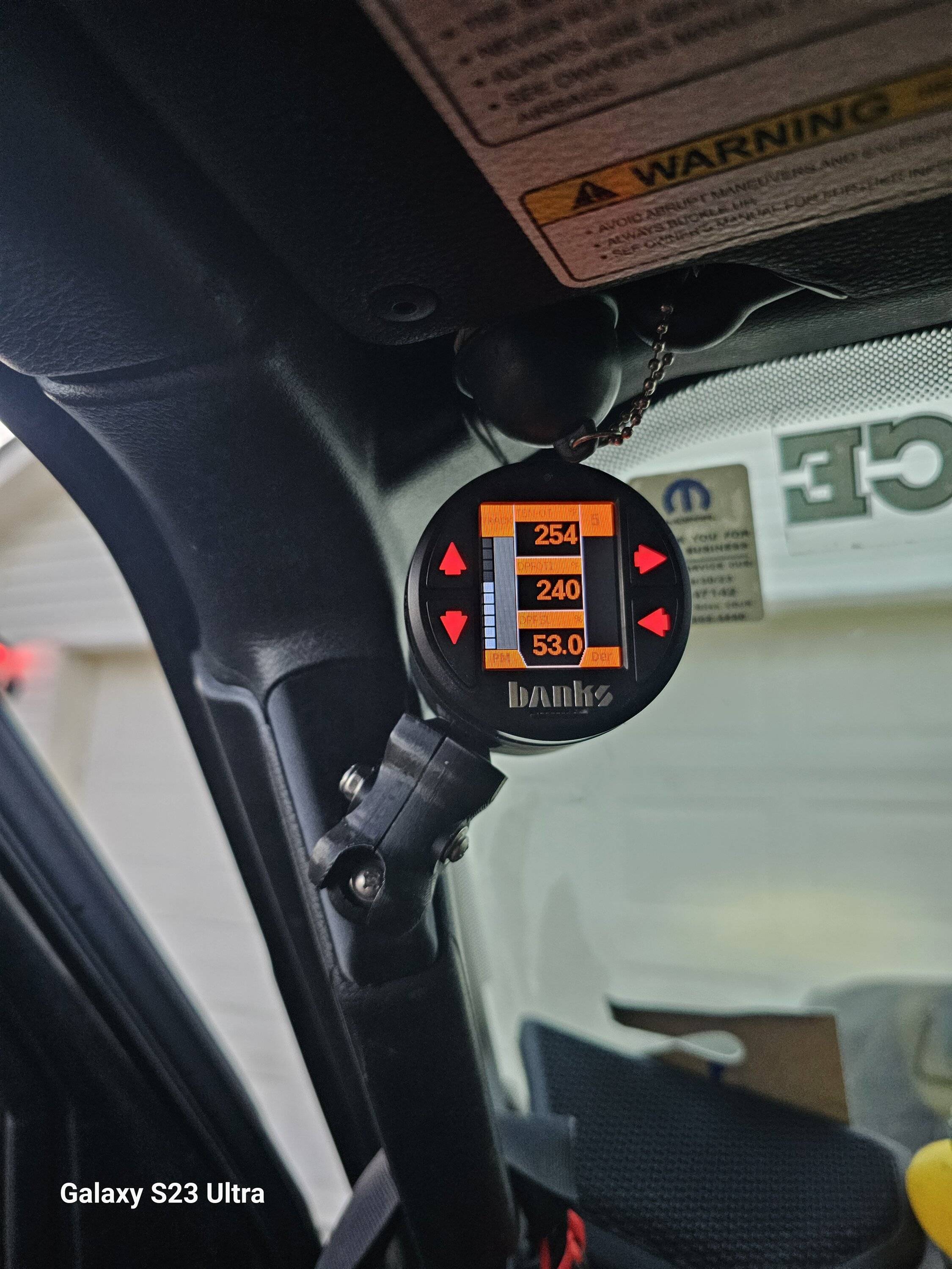 Jeep Gladiator A Pillar Gauge Pod. 20240316_080202