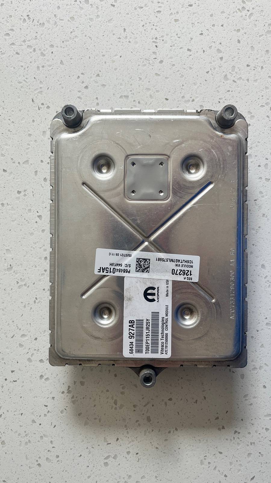 Jeep Gladiator ECU stock from 2021 gladiator sport auto IMG_7891