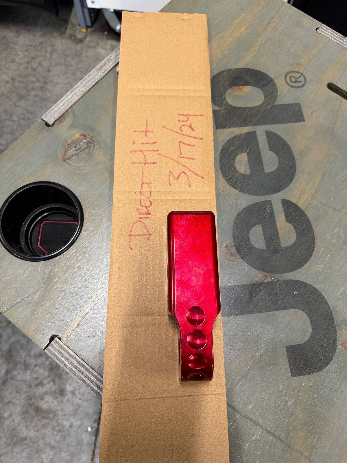 Jeep Gladiator Factor 55 Hitchlink 2.0 red IMG_1400