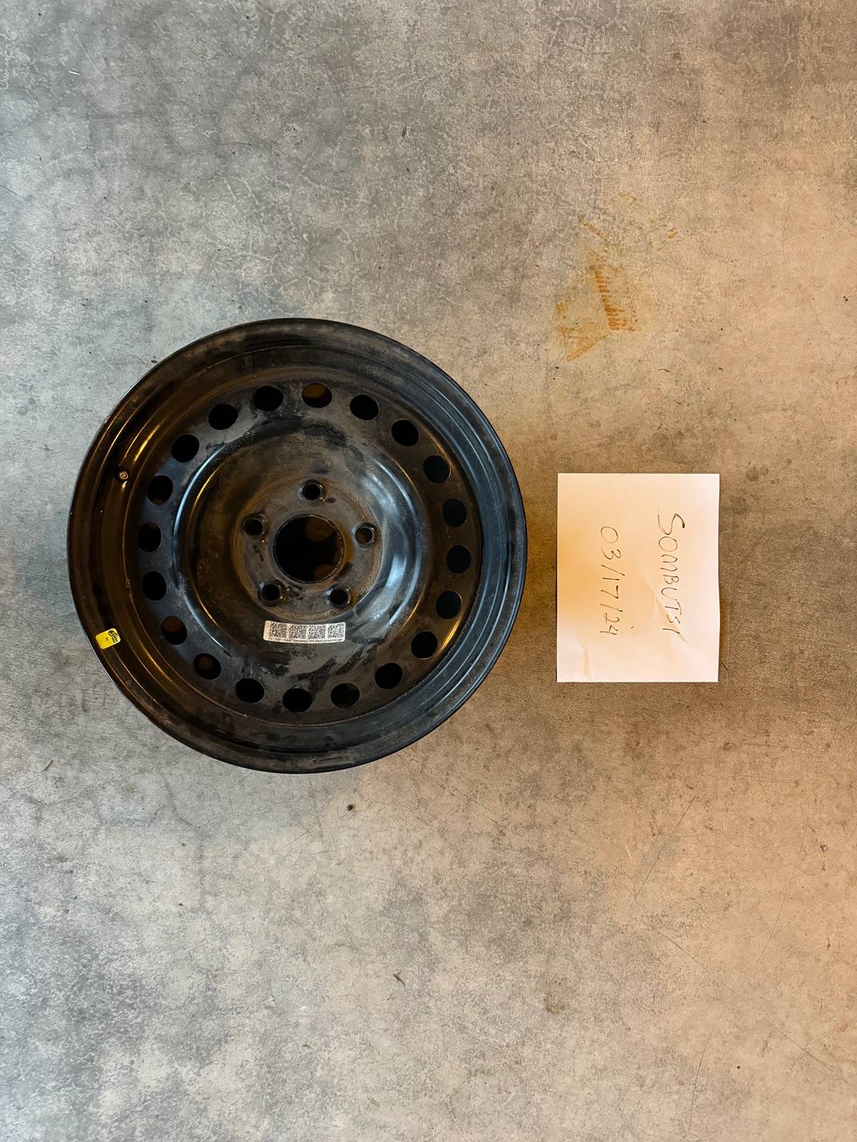 Jeep Gladiator Gladiator steel spare wheel IMG_2605