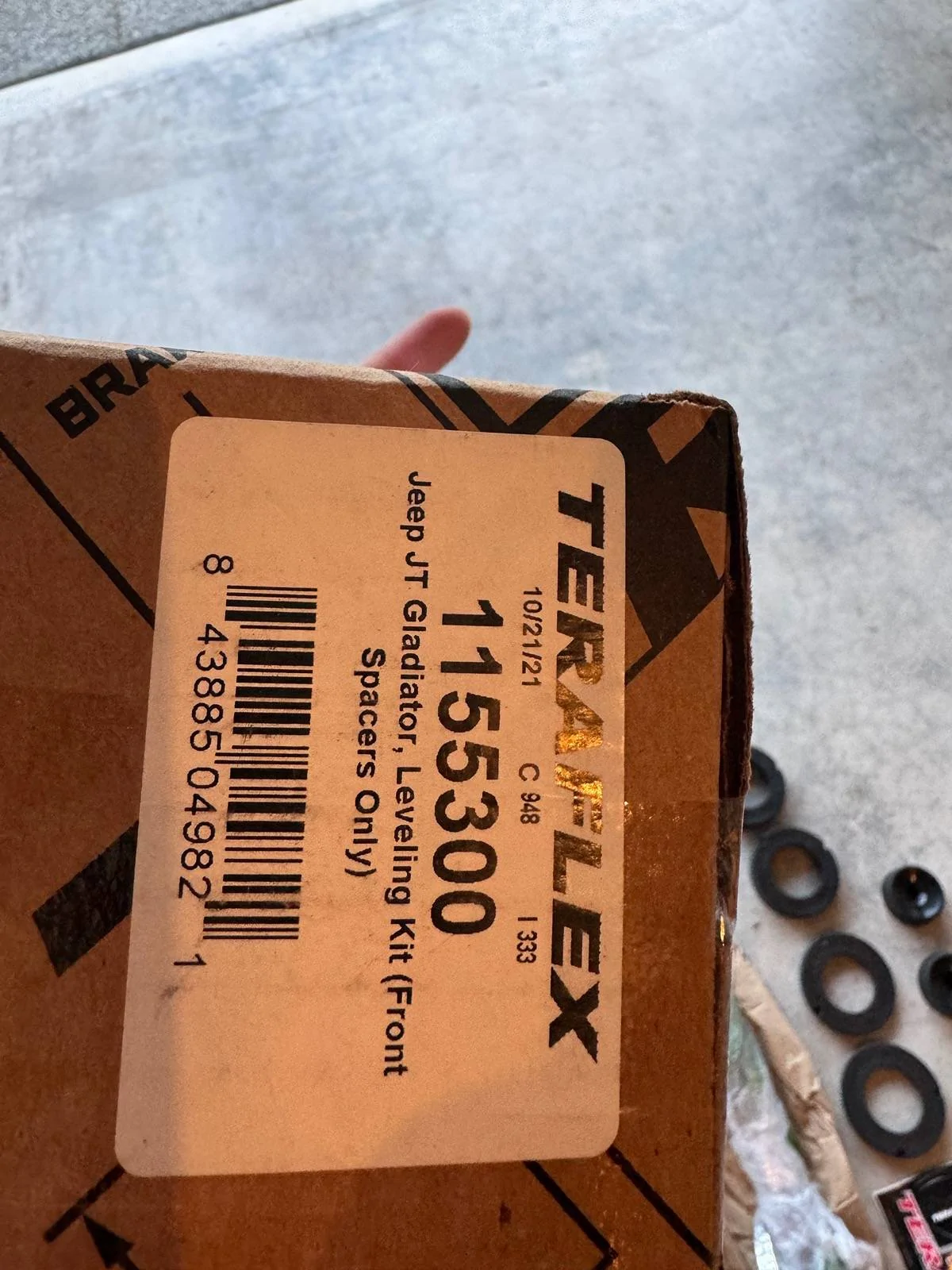 Jeep Gladiator Teraflex leveling kit + Mopar extended LCA IMG_2583