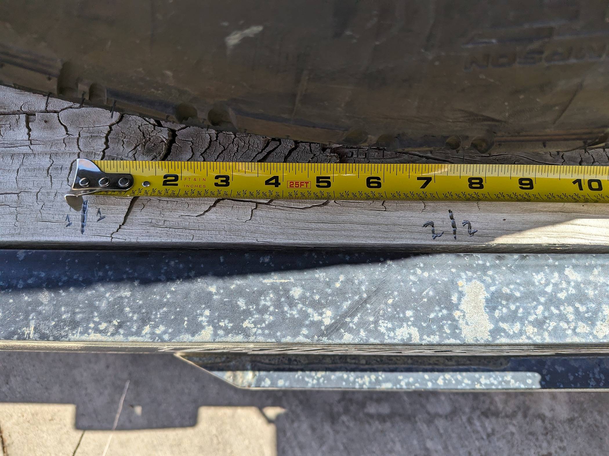 Jeep Gladiator 7.5" = 240 lbs Inches
