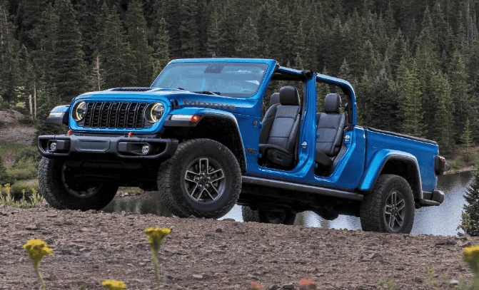 Jeep Gladiator Ordering new 2024 Mojave Steel Bumper with orange tow hooks Screenshot 2024-03-18 at 2.02.28 PM
