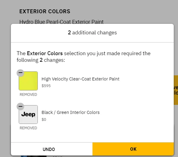 Jeep Gladiator Looks like the build and price site is being worked on Screenshot 2024-03-19 203326
