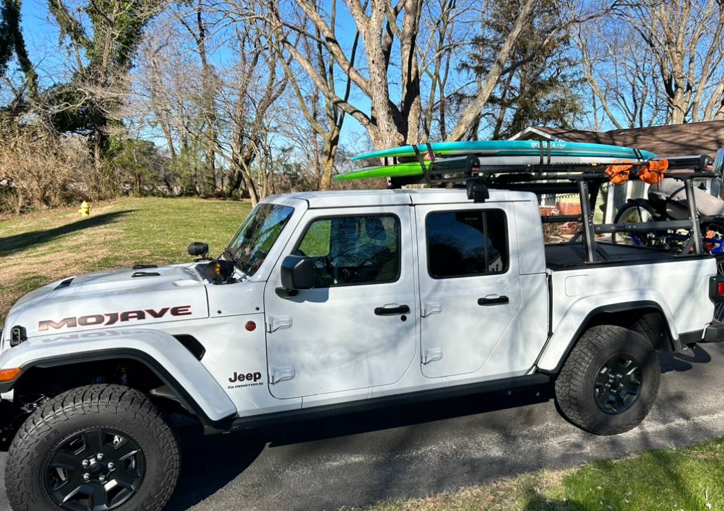 Jeep Gladiator Roof rack (cross bar gutter mount) options Rack2