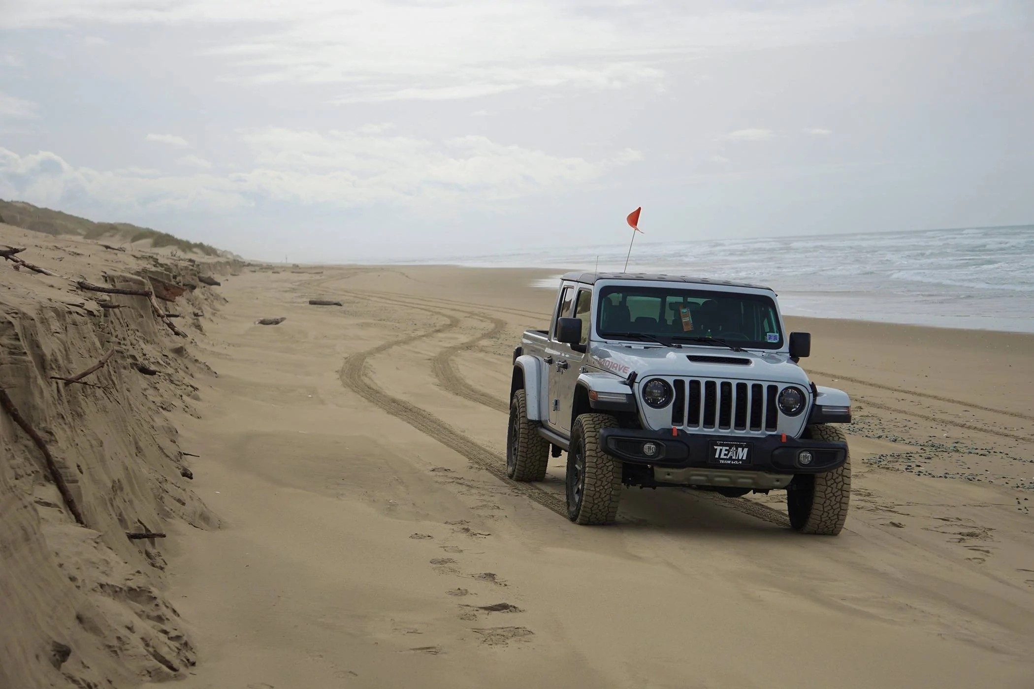 Jeep Gladiator Stock Mojave at Siltcoos Beach OHV JeepBeach