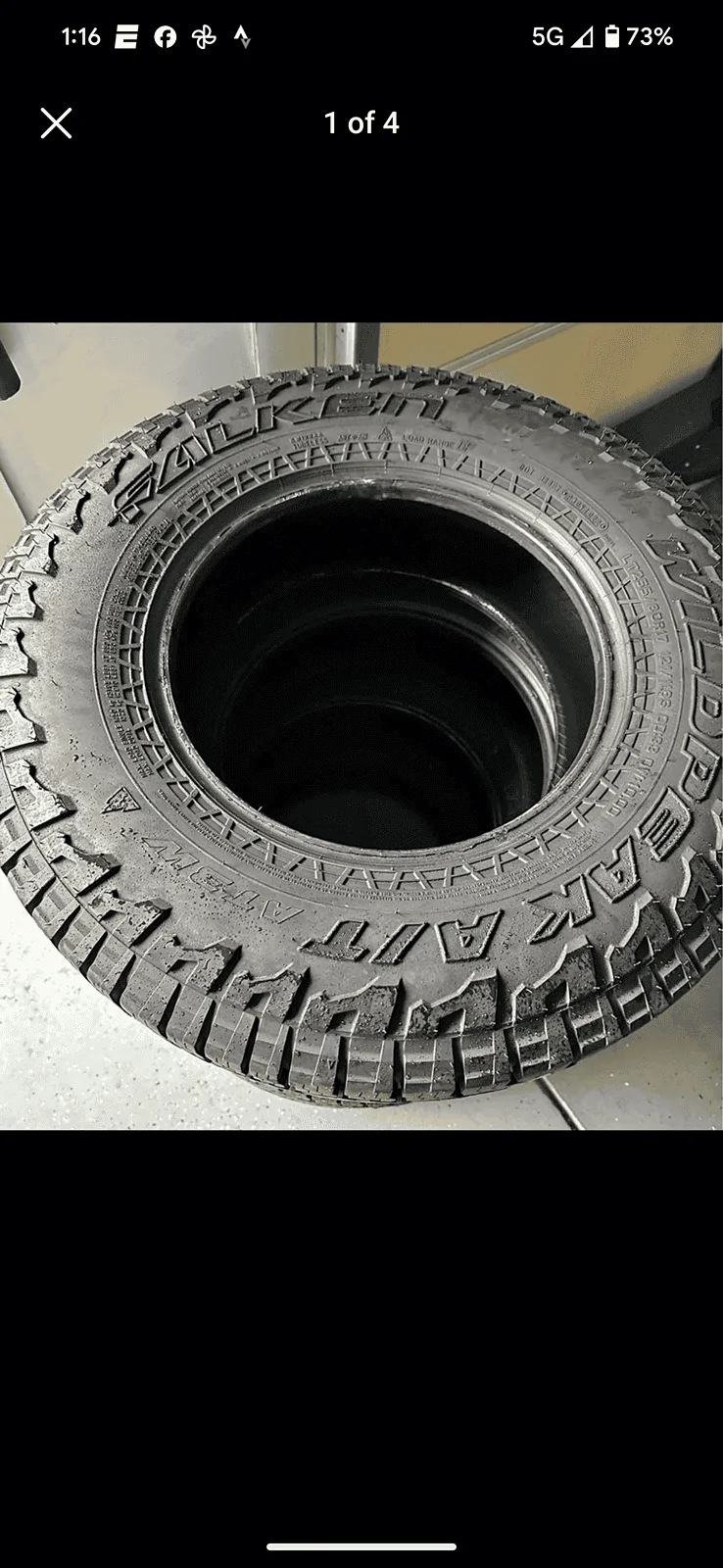 Jeep Gladiator Tire tread Life Screenshot_20240324-131640