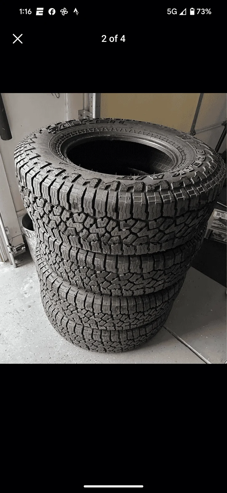 Jeep Gladiator Tire tread Life Screenshot_20240324-131632