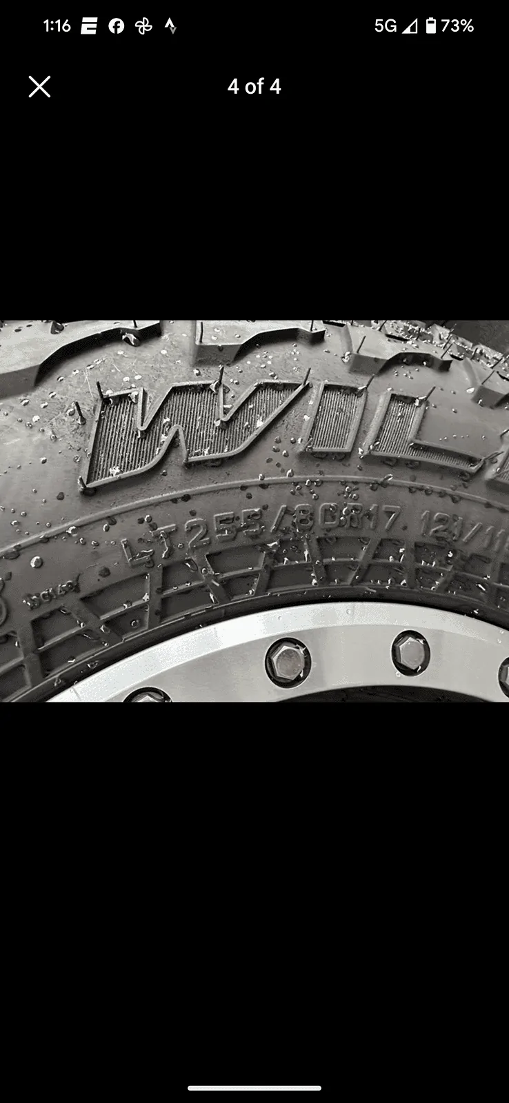 Jeep Gladiator Tire tread Life Screenshot_20240324-131647