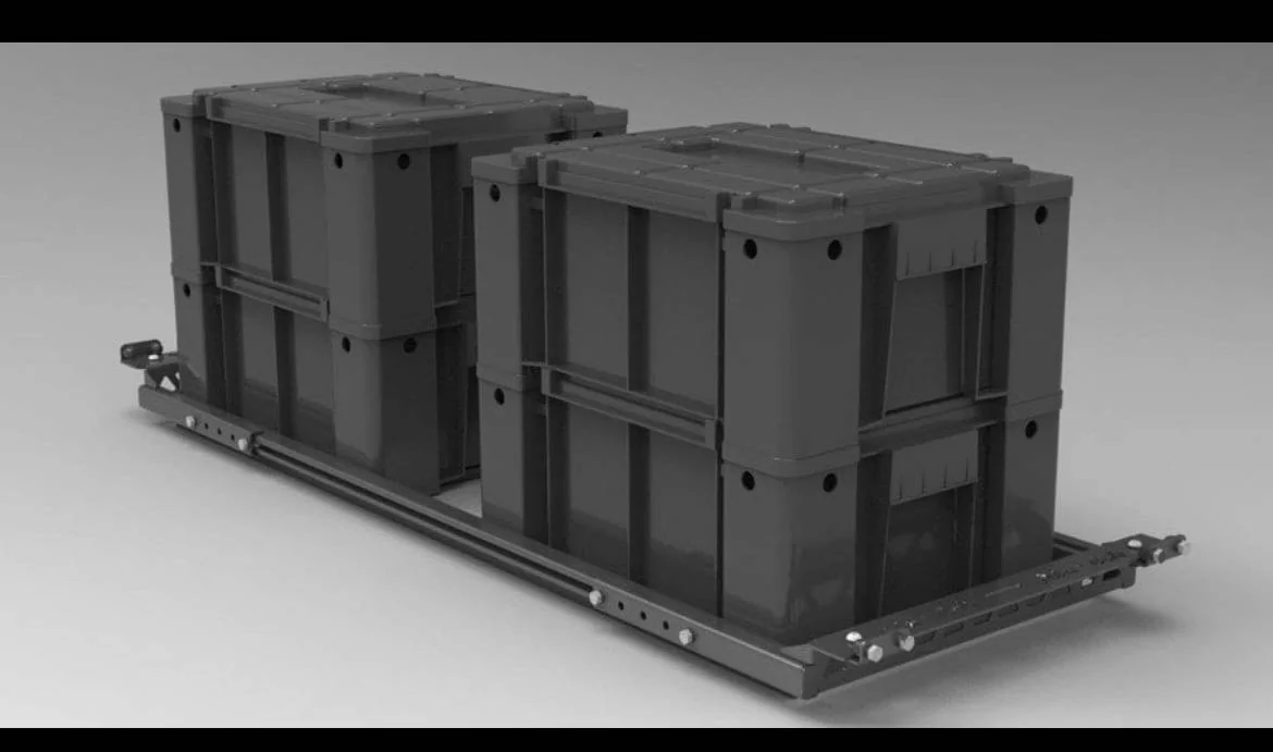Jeep Gladiator Ammo type box rack/slide IMG_7284