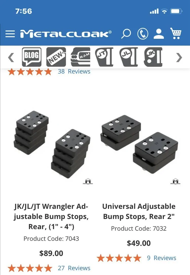 Jeep Gladiator Clayton 2.5” bumpstops IMG_0853