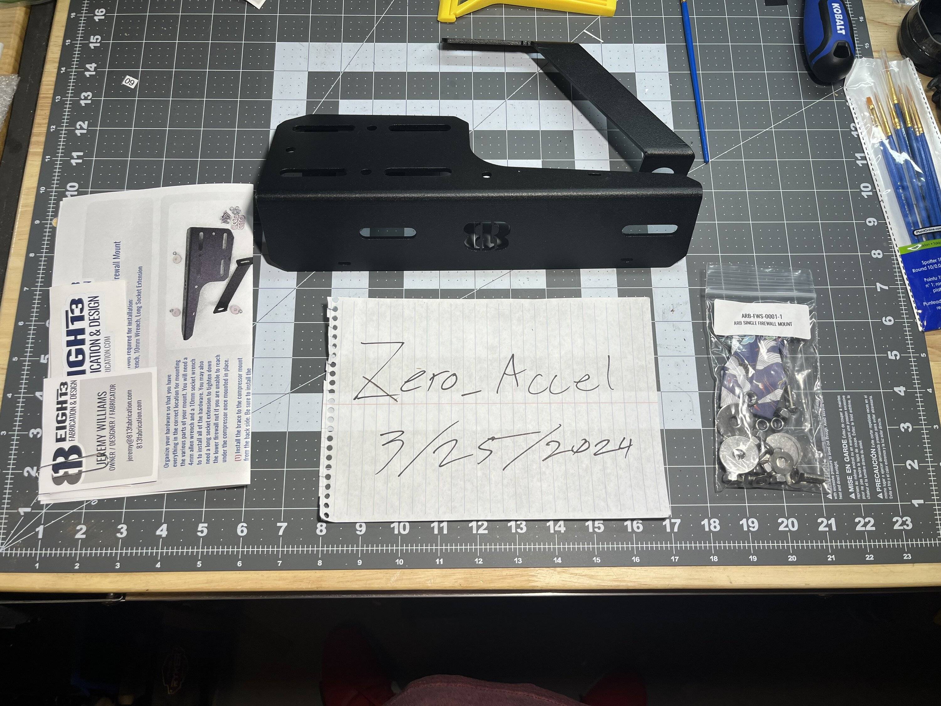 Jeep Gladiator 813 Fab Single ARB Firewall Mount IMG_9588.JPG