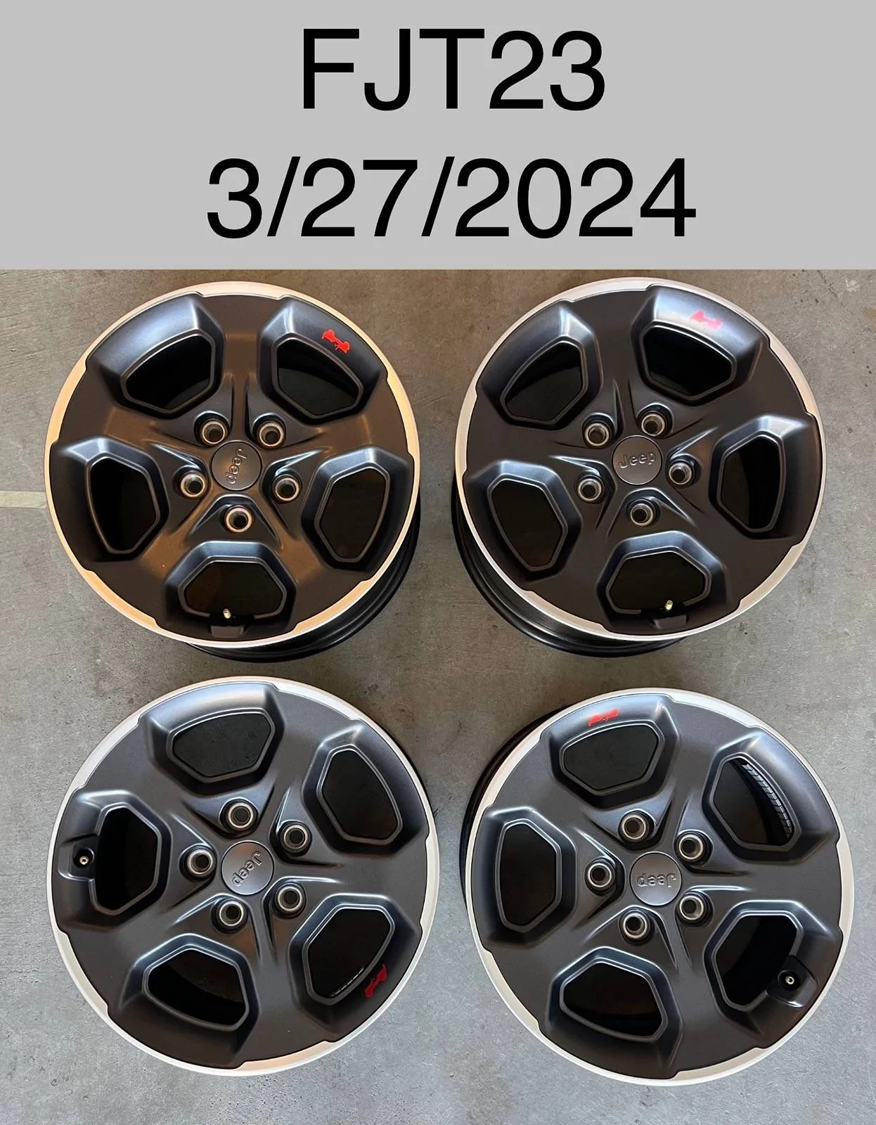 Jeep Gladiator For Sale 4x Rubicon Stock Mopar Wheels 17x7.5 $200 IMG_5596