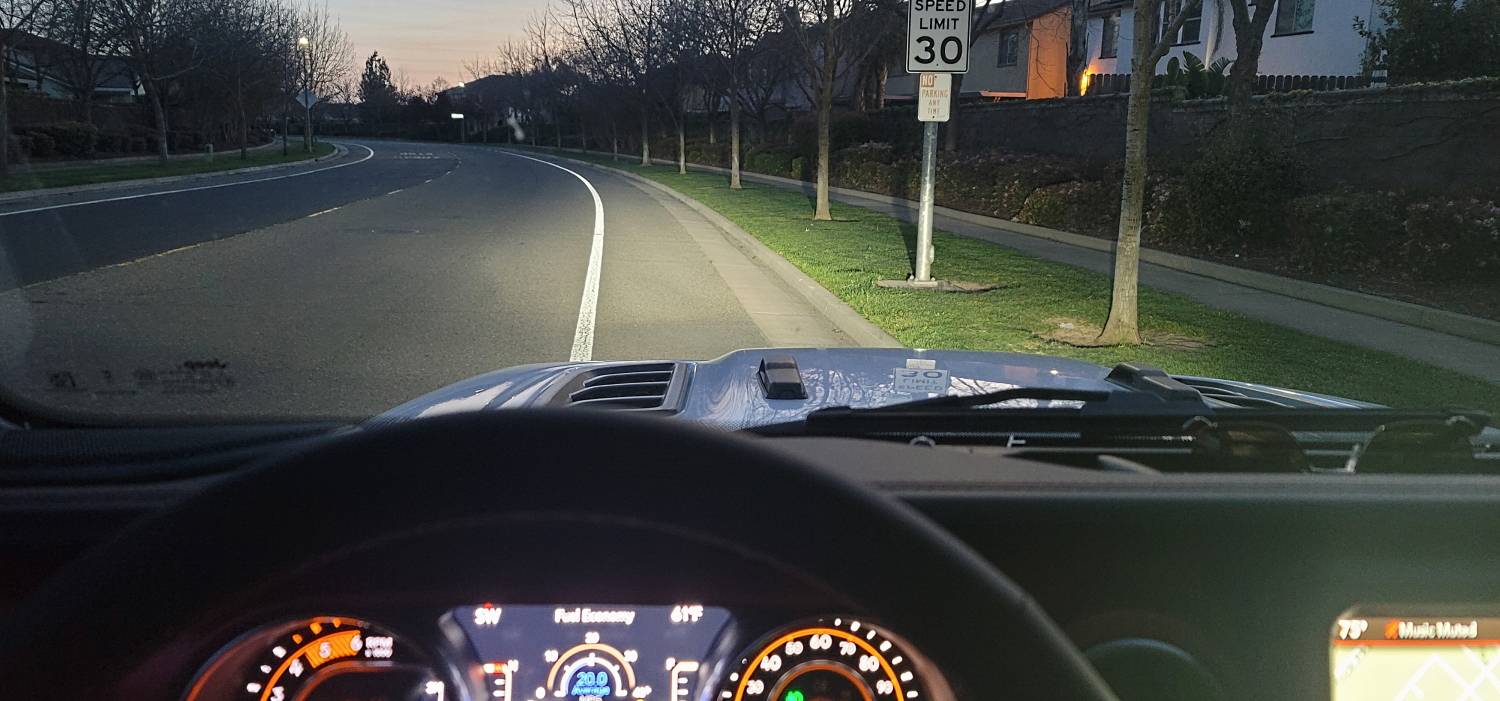 Jeep Gladiator Updated recommendations for LED bulbs in halogen housing 20240326_194126