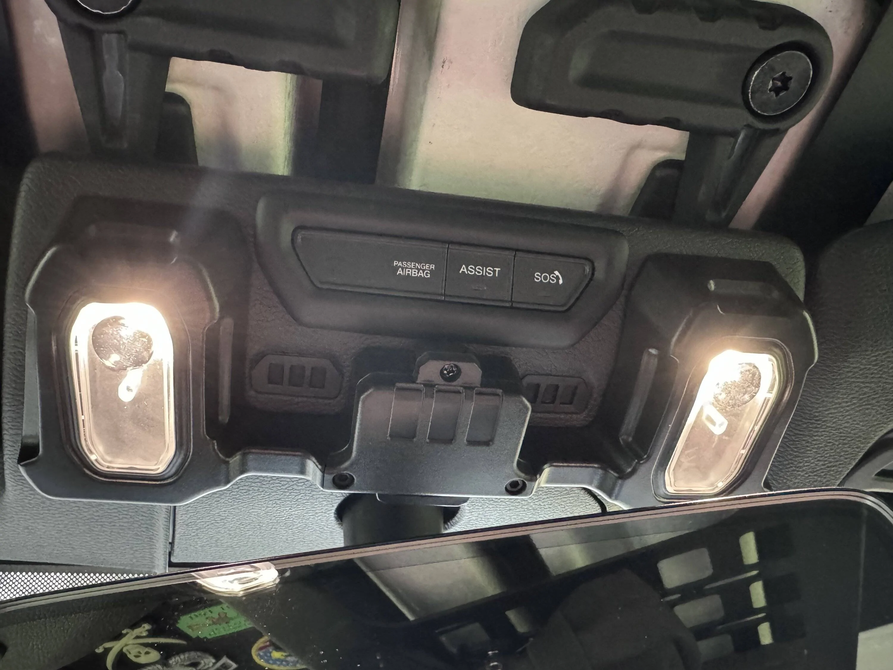 Jeep Gladiator The map light upgrade…I’m happy. IMG_8931