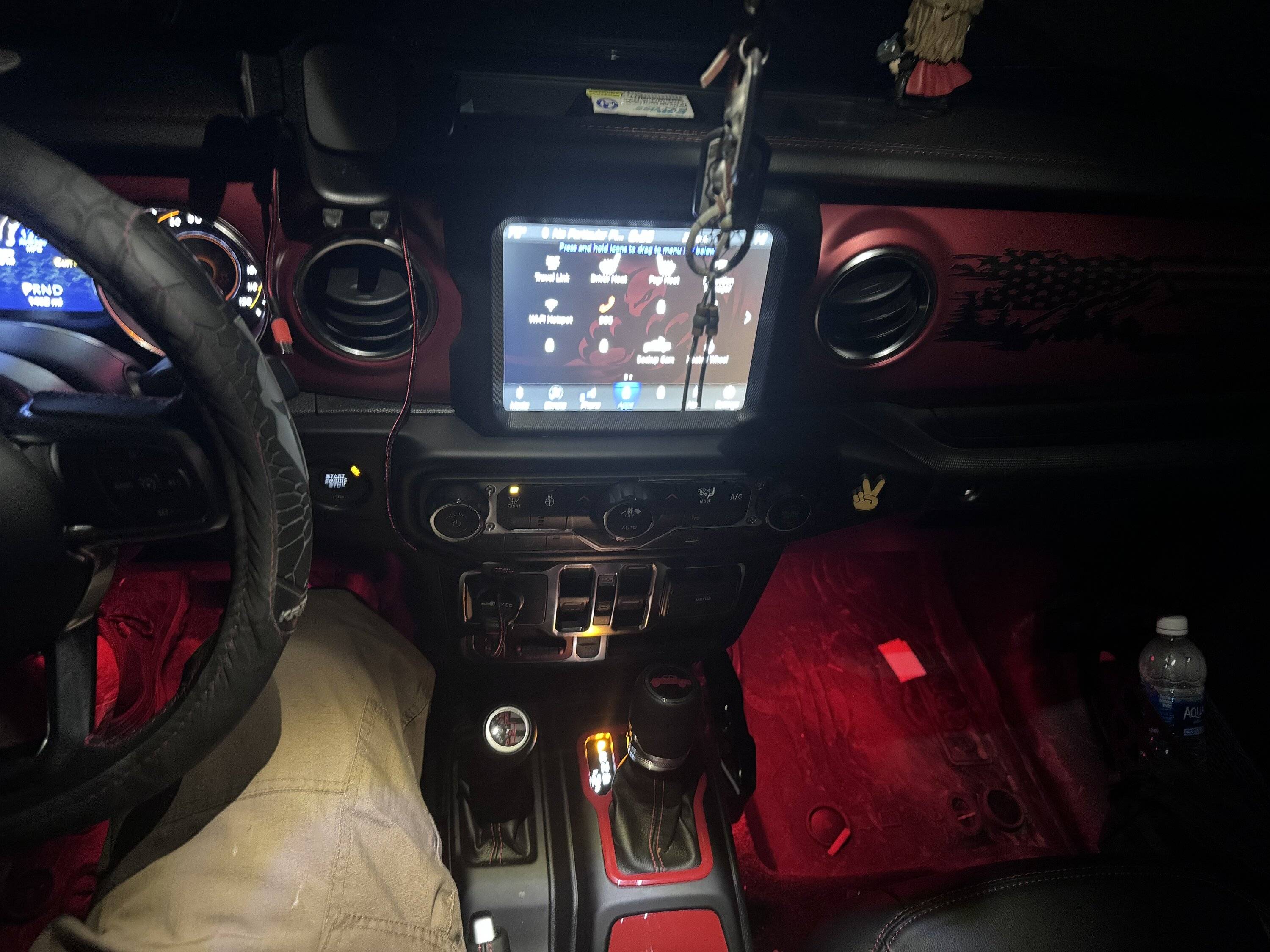 Jeep Gladiator The map light upgrade…I’m happy. IMG_8933