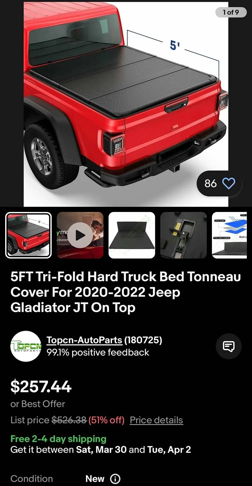 Jeep Gladiator Looking for opinions on tonneau cover IMG_6410