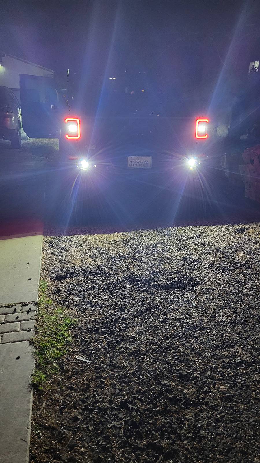 Jeep Gladiator Bumper Reverse Lights 20240329_194647