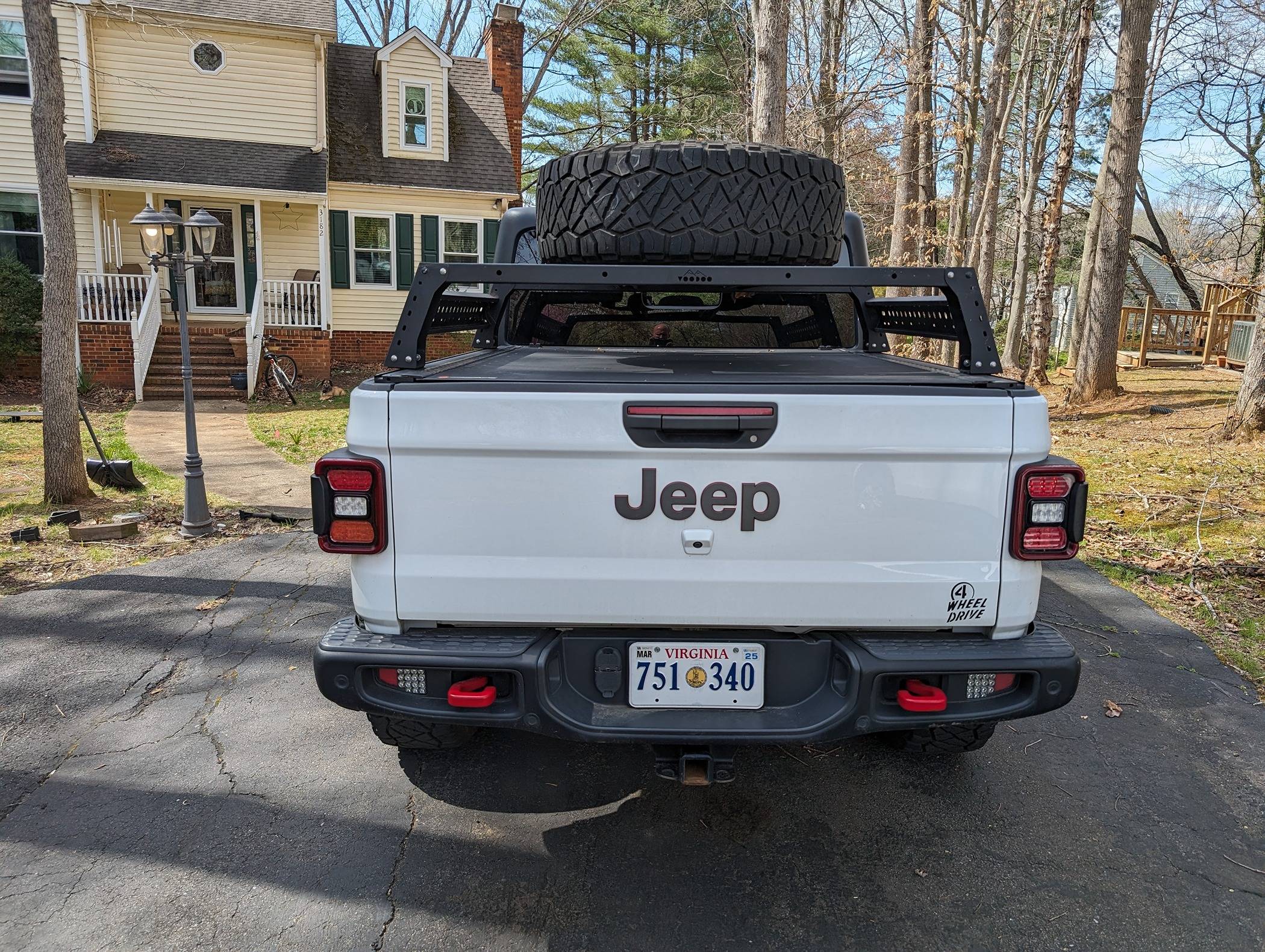 Jeep Gladiator Package Sale/Trade BAK Revolver X4S + VooDoo Rack + Tire Mount PXL_20240330_190038704