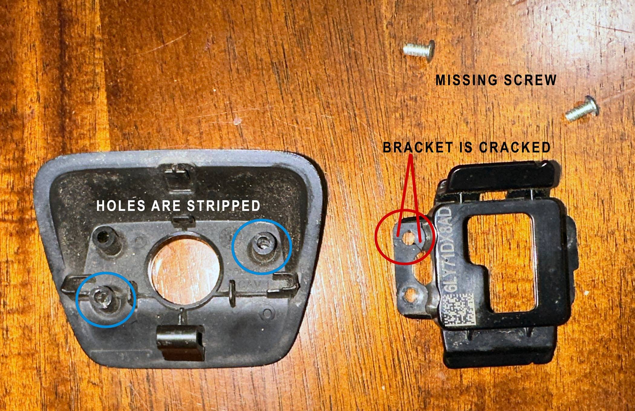 Jeep Gladiator Rear camera mounting bracket Rear_Camera