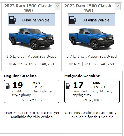 Jeep Gladiator How many of you want a more efficient 4 cylinder powerplant for the gladiator? Ram 3.6 vs 5.7