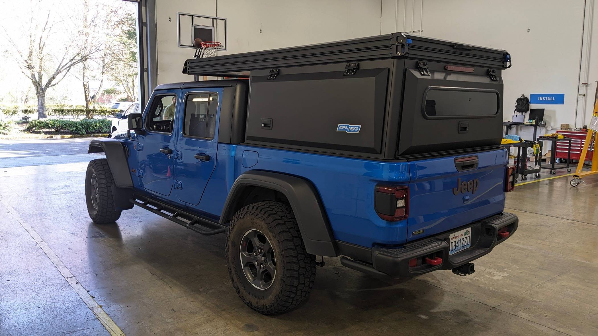 Jeep Gladiator SuperPacific Switchback X1 Canopy Camper for Gladiators! PXL_20240329_215822339