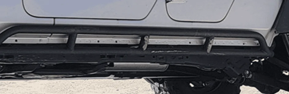 Jeep Gladiator Steps or Sliders....hhhmmm scuffed slider