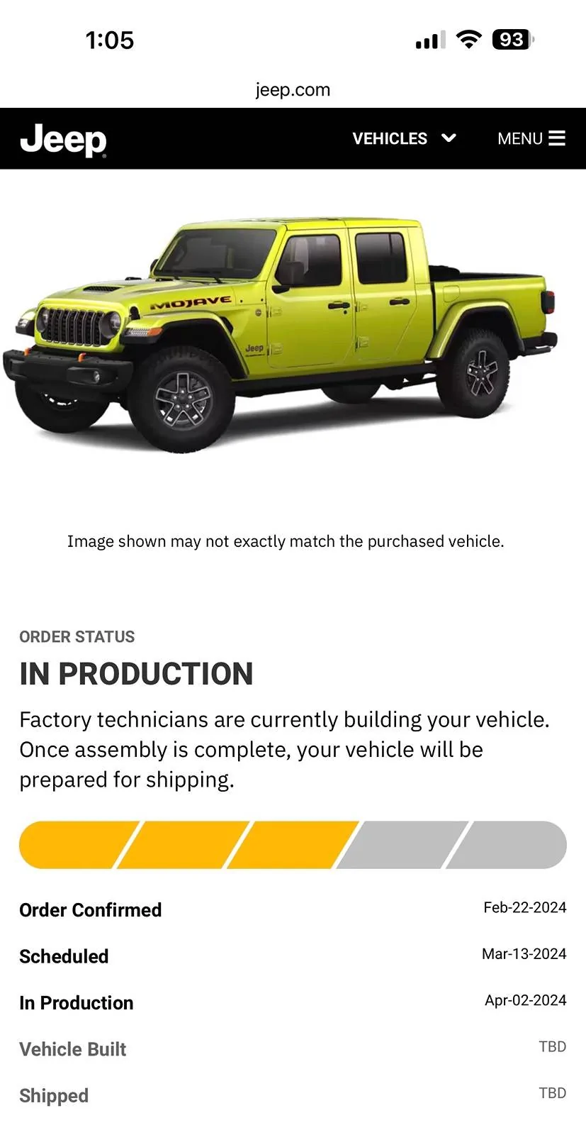 Jeep Gladiator 2024 Waiting Room IMG_0689