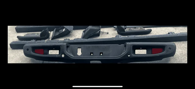 Jeep Gladiator New Gladiator Rubicon Owner Checking in...... Rear Bumper with slides2286