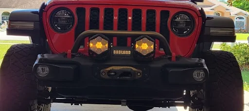Jeep Gladiator Roadshock Edge 6 light backlights