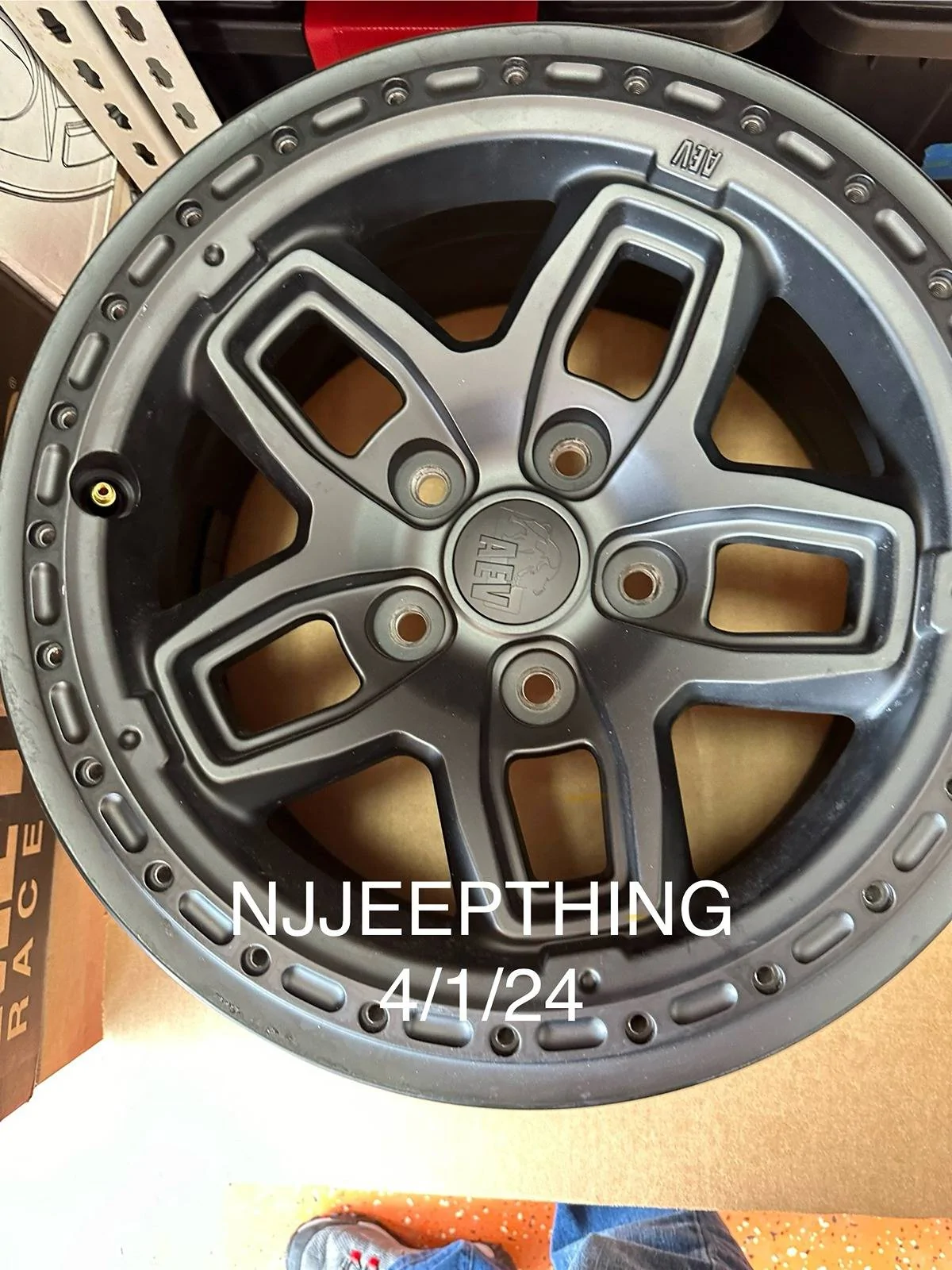 Jeep Gladiator NEW PRICE - $1100 - (5) AEV BORAH WHEELS FOR JEEP IMG_1676